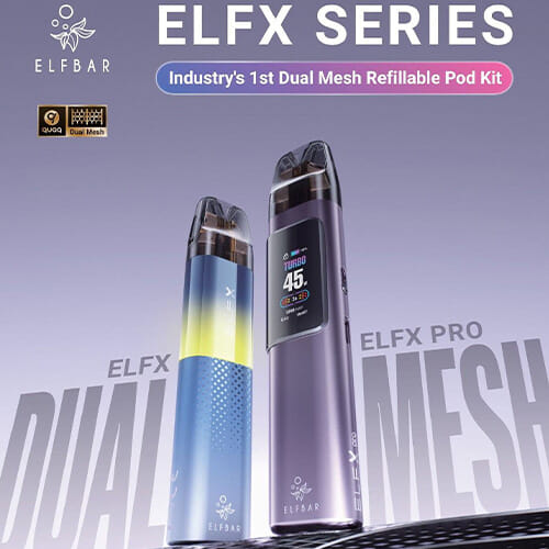 Bannière du Pod ELFX et ELFX Pro d'elfbar